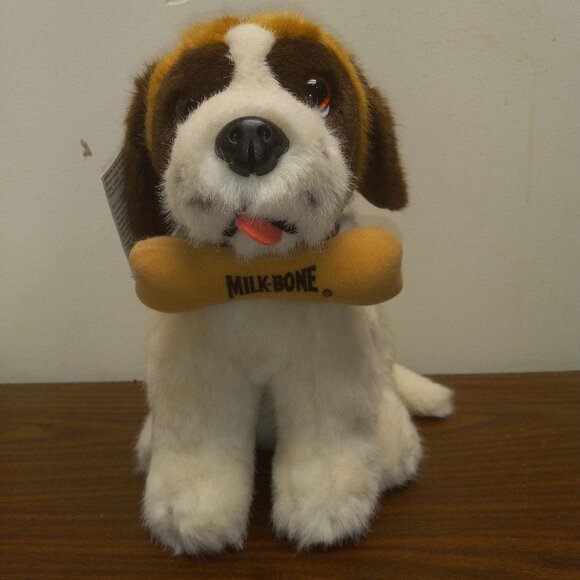 Dakin Beethoven St. Bernard Dog Milk Bone Promo Plush Stuffed Animal - Picture 1 of 11